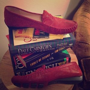 Red Vaneli Loafers